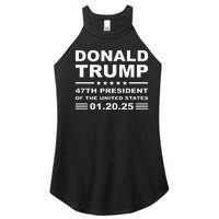 Donald Trump 47th President 2025 Inauguration Usa Patriotic Women's Perfect Tri Rocker Tank