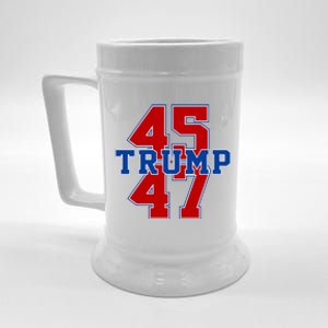 Donald Trump 47th President Make America Great Again Beer Stein