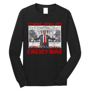 Donald Trump 47th President Of The United States Coming Home For Christmas Long Sleeve Shirt