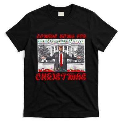 Donald Trump 47th President Of The United States Coming Home For Christmas T-Shirt