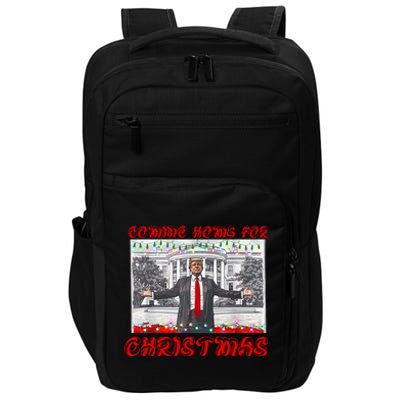 Donald Trump 47th President Of The United States Coming Home For Christmas Impact Tech Backpack