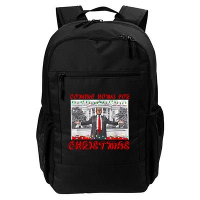 Donald Trump 47th President Of The United States Coming Home For Christmas Daily Commute Backpack