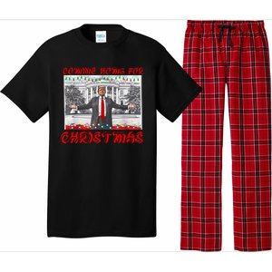 Donald Trump 47th President Of The United States Coming Home For Christmas Pajama Set