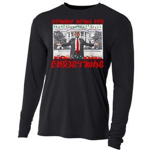 Donald Trump 47th President Of The United States Coming Home For Christmas Cooling Performance Long Sleeve Crew