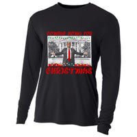 Donald Trump 47th President Of The United States Coming Home For Christmas Cooling Performance Long Sleeve Crew