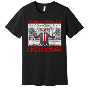 Donald Trump 47th President Of The United States Coming Home For Christmas Premium T-Shirt