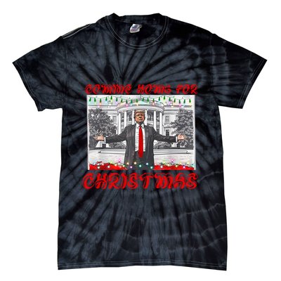 Donald Trump 47th President Of The United States Coming Home For Christmas Tie-Dye T-Shirt