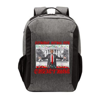 Donald Trump 47th President Of The United States Coming Home For Christmas Vector Backpack