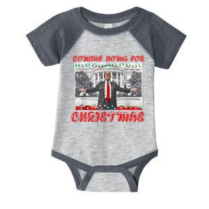 Donald Trump 47th President Of The United States Coming Home For Christmas Infant Baby Jersey Bodysuit