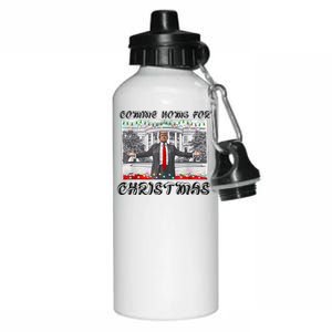 Donald Trump 47th President Of The United States Coming Home For Christmas Aluminum Water Bottle