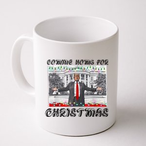 Donald Trump 47th President Of The United States Coming Home For Christmas Coffee Mug