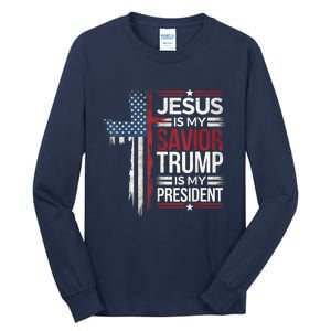 Donald Trump 47th President Inauguration Day 2025 Fans Tall Long Sleeve T-Shirt