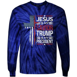 Donald Trump 47th President Inauguration Day 2025 Fans Tie-Dye Long Sleeve Shirt