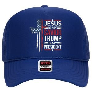 Donald Trump 47th President Inauguration Day 2025 Fans High Crown Mesh Back Trucker Hat