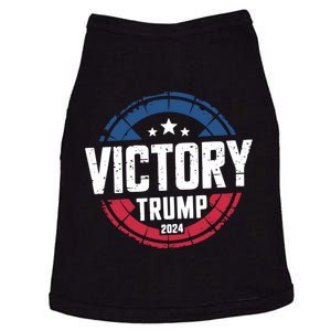 Donald Trump 47 President Election 2024 Victory We Won Funny Doggie Tank