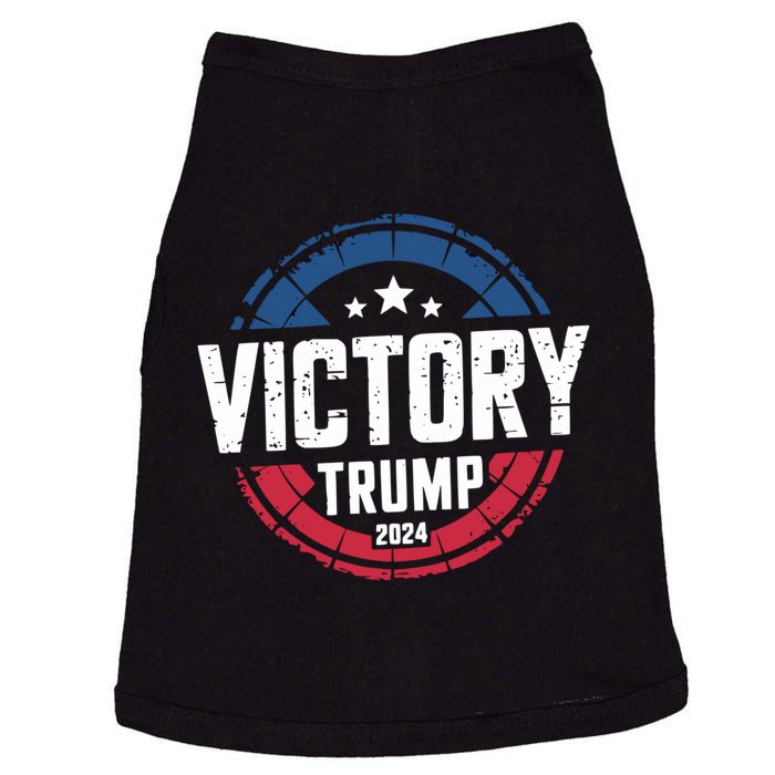 Donald Trump 47 President Election 2024 Victory We Won Funny Doggie Tank