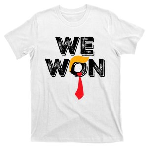 Donald Trump 47th President Jd Vance We Won Get Over It 2024 T-Shirt