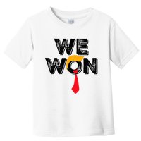 Donald Trump 47th President Jd Vance We Won Get Over It 2024 Toddler T-Shirt