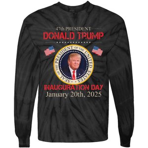 Donald Trump 47th President Inauguration 2025 Supporters Tie-Dye Long Sleeve Shirt