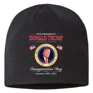 Donald Trump 47th President Inauguration 2025 Supporters Sustainable Beanie