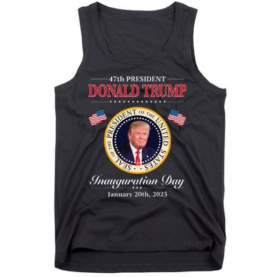 Donald Trump 47th President Inauguration 2025 Supporters Tank Top