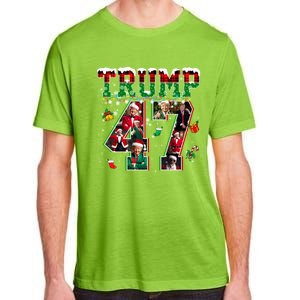 Donald Trump 47 President Christmas Santa Trump Xmas Pajamas Gift Adult ChromaSoft Performance T-Shirt