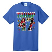 Donald Trump 47 President Christmas Santa Trump Xmas Pajamas Gift Tall T-Shirt