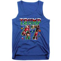 Donald Trump 47 President Christmas Santa Trump Xmas Pajamas Gift Tank Top