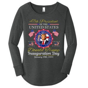 Donald Trump 47th President Inauguration 2025 Women's Perfect Tri Tunic Long Sleeve Shirt