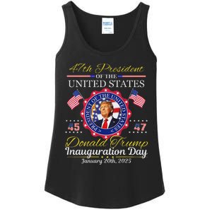 Donald Trump 47th President Inauguration 2025 Ladies Essential Tank