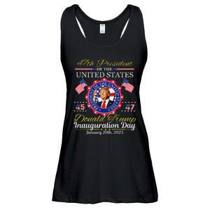 Donald Trump 47th President Inauguration 2025 Ladies Essential Flowy Tank