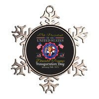 Donald Trump 47th President Inauguration 2025 Metallic Star Ornament