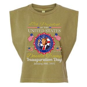 Donald Trump 47th President Inauguration 2025 Garment-Dyed Women's Muscle Tee