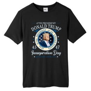 Donald Trump 47th President Inauguration 2025 Supporters Patriotic Tall Fusion ChromaSoft Performance T-Shirt