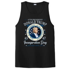 Donald Trump 47th President Inauguration 2025 Supporters Patriotic PosiCharge Competitor Tank