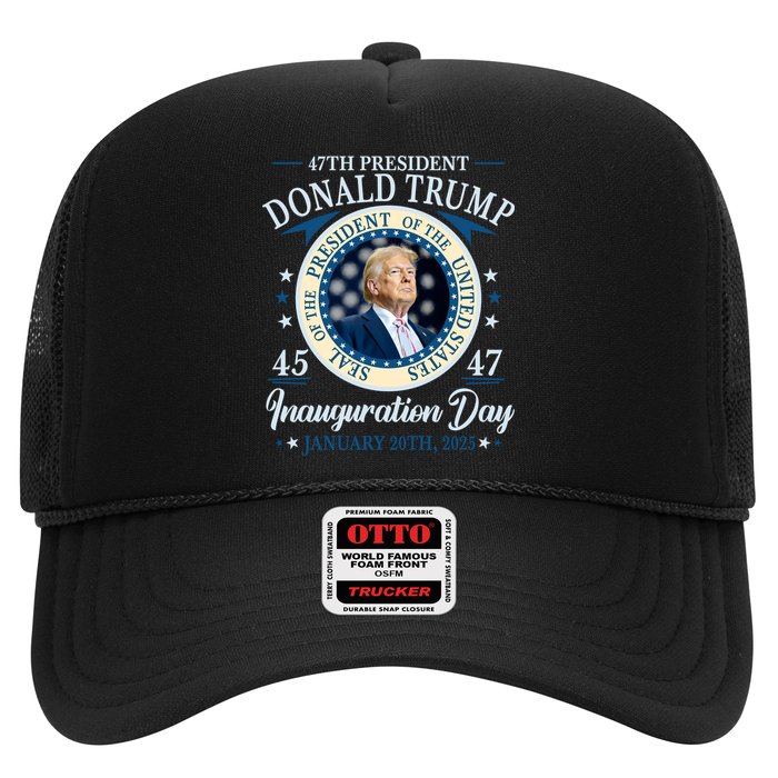 Donald Trump 47th President Inauguration 2025 Supporters Patriotic Trucker Hat