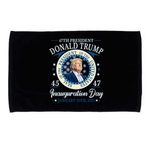 Donald Trump 47th President Inauguration 2025 Supporters Patriotic Microfiber Hand Towel