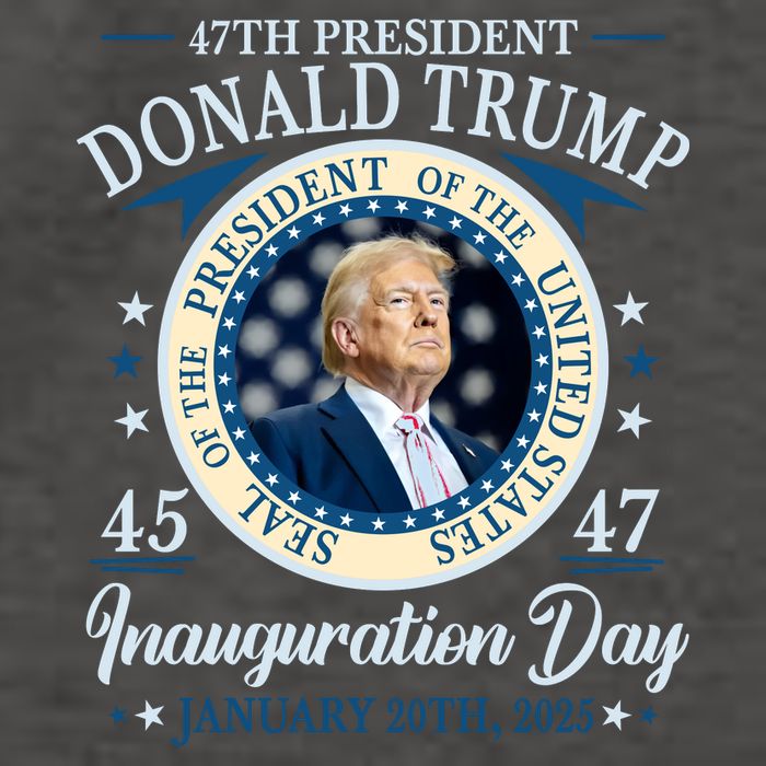 Donald Trump 47th President Inauguration 2025 Supporters Patriotic Vector Backpack