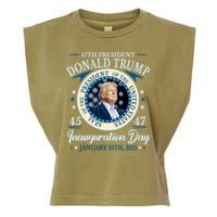 Donald Trump 47th President Inauguration 2025 Supporters Patriotic Garment-Dyed Women's Muscle Tee