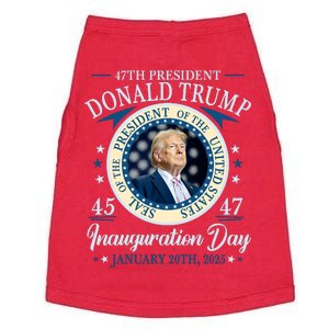 Donald Trump 47th President Inauguration 2025 Supporters Patriotic Doggie Tank