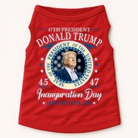 Donald Trump 47th President Inauguration 2025 Supporters Patriotic Doggie Tank