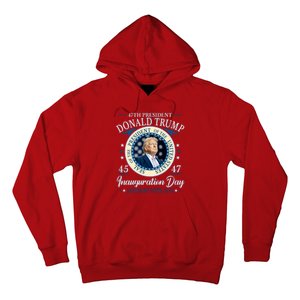 Donald Trump 47th President Inauguration 2025 Supporters Patriotic Hoodie