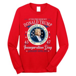 Donald Trump 47th President Inauguration 2025 Supporters Patriotic Long Sleeve Shirt