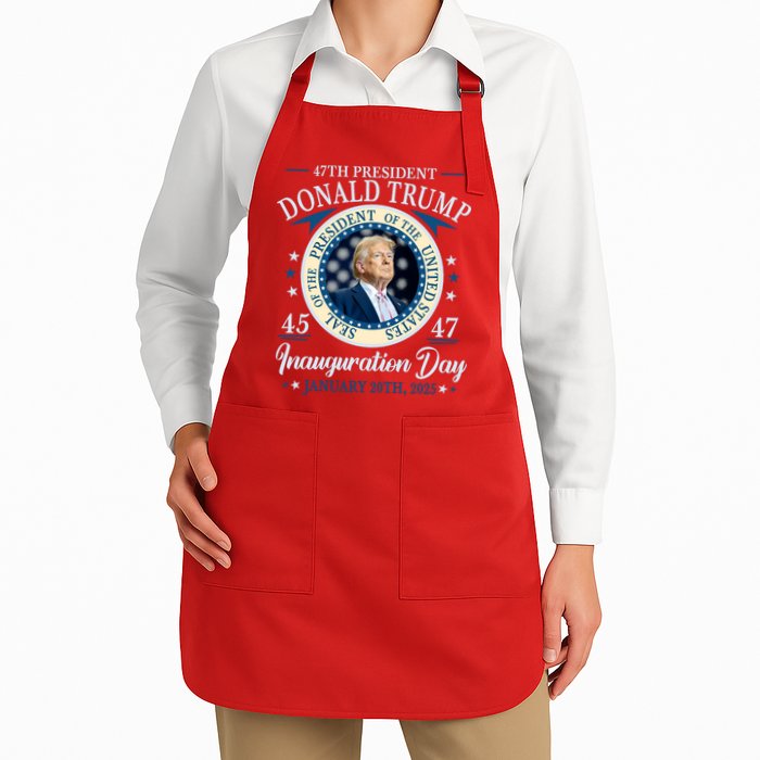 Donald Trump 47th President Inauguration 2025 Supporters Patriotic Apron