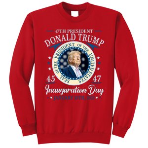 Donald Trump 47th President Inauguration 2025 Supporters Patriotic Sweatshirt