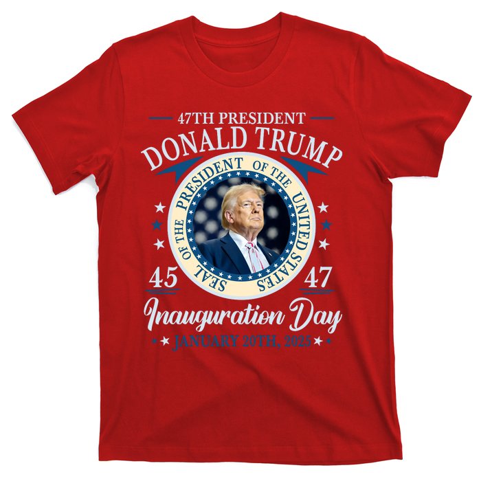 Donald Trump 47th President Inauguration 2025 Supporters Patriotic T-Shirt