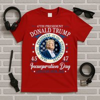 Donald Trump 47th President Inauguration 2025 Supporters Patriotic T-Shirt