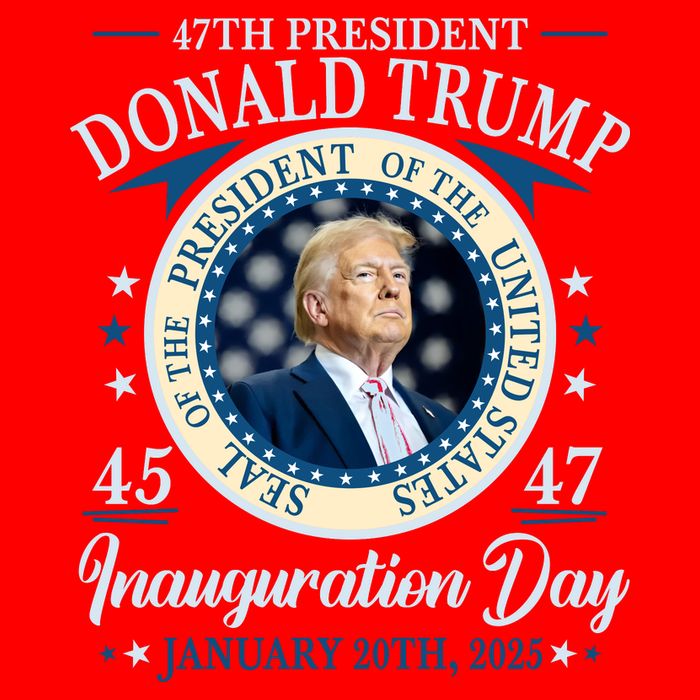 Donald Trump 47th President Inauguration 2025 Supporters Patriotic T-Shirt