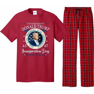 Donald Trump 47th President Inauguration 2025 Supporters Patriotic Pajama Set