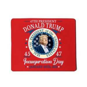 Donald Trump 47th President Inauguration 2025 Supporters Patriotic Mousepad